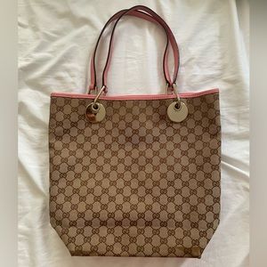 Vintage Gucci Pink Shoulder Purse